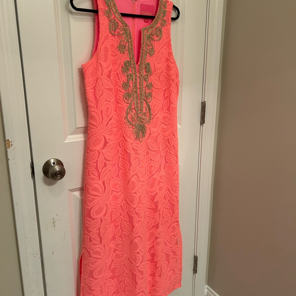 Lilly Pulitzer Pink Maxi Dress - Picture 3 of 6